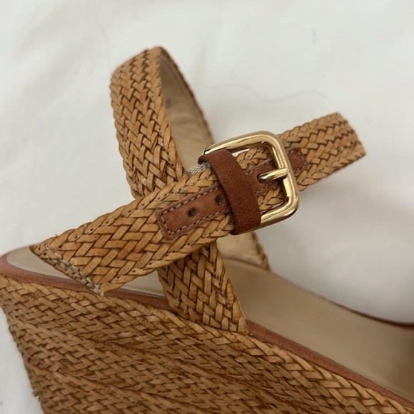 Stuart Weitzman woven leather 7M - Picture 4 of 12
